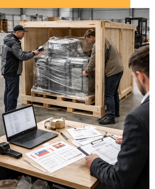 Доставка промышленного оборудования из США от 67119 руб