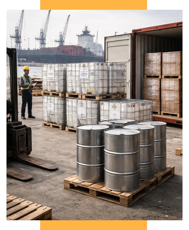 Доставка химического сырья из Индии от 258150 р. | СетСервис-Лбн