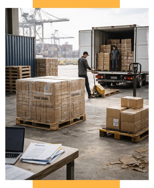 Доставка грузов из Израиля от 15489 р., логистика от СетСервис-Лбн