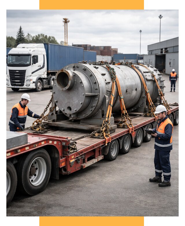 Перевозка тяжеловесных грузов под ключ от 154890 р. | СетСервис-Лбн