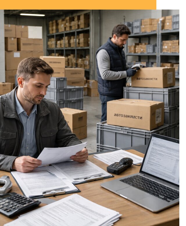 Таможенное оформление автозапчастей по выгодным тарифам от 8777