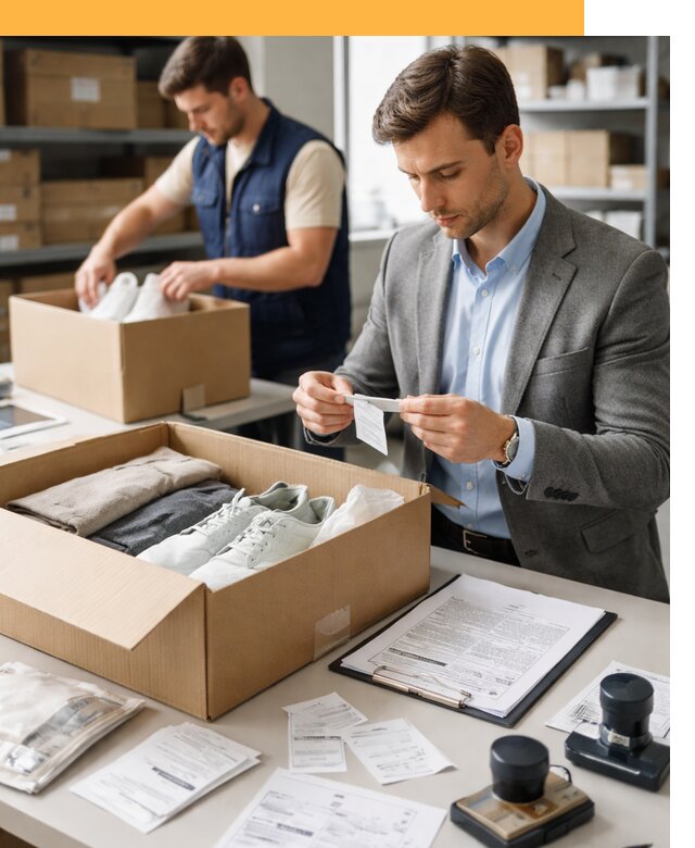 Таможенное оформление одежды и обуви по выгодной цене от 6712 руб