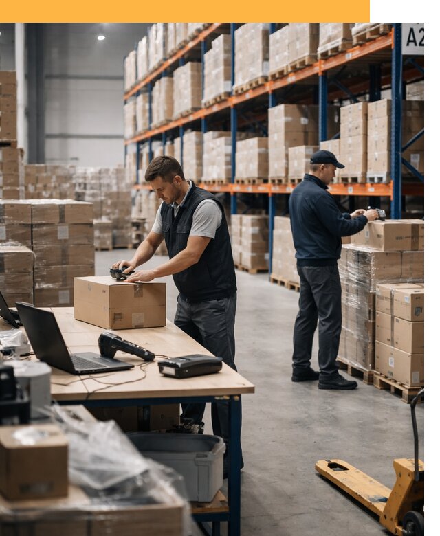 Склад консолидации в Европе: хранение, сортировка от 6712